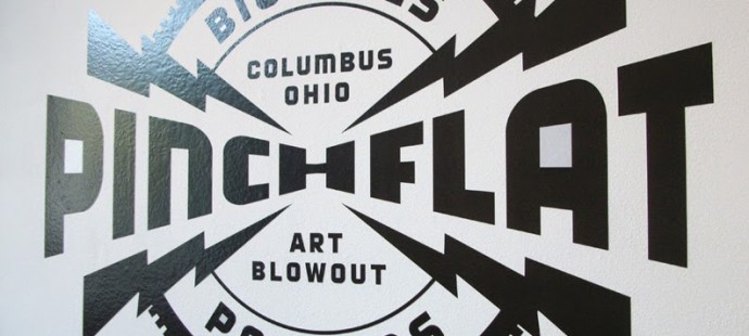 Pinchflat Poster show 2014, Columbus Ohio