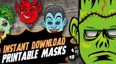 Printable Halloween Masks mwa ha ha ha