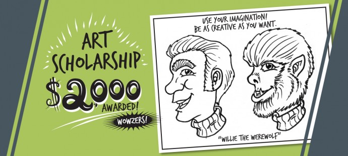 2 weeks left to apply for the Zinggia Art Scholarship